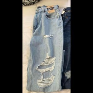 Light blue mom jeans